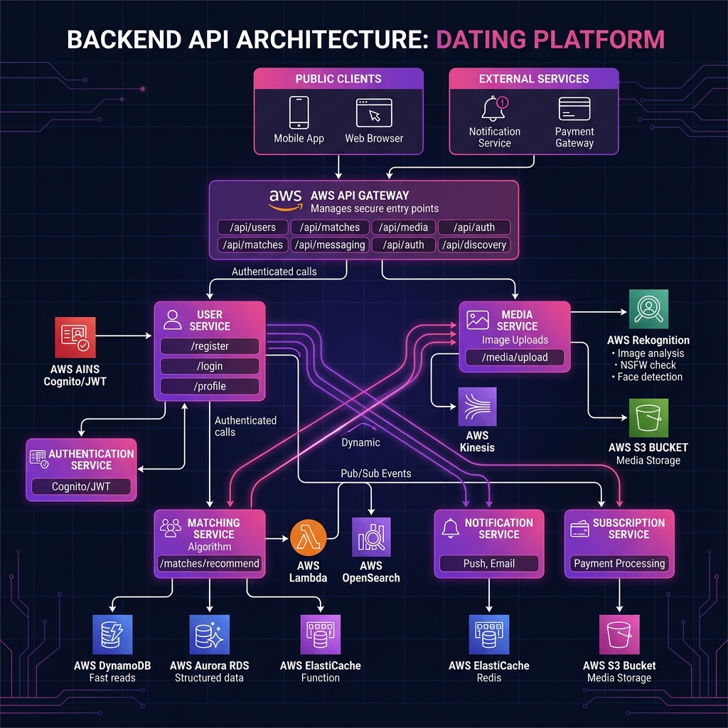 Dating Platform Backend